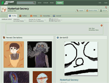 Tablet Screenshot of hysterical-secrecy.deviantart.com