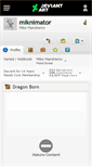 Mobile Screenshot of miknimator.deviantart.com