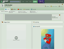 Tablet Screenshot of miknimator.deviantart.com