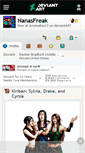 Mobile Screenshot of nanasfreak.deviantart.com