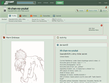 Tablet Screenshot of ni-chan-no-youkai.deviantart.com