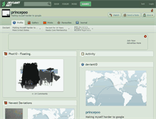 Tablet Screenshot of princepoo.deviantart.com