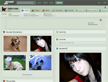 Tablet Screenshot of kate-rose.deviantart.com