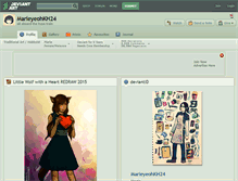 Tablet Screenshot of marieyeohkh24.deviantart.com