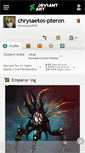 Mobile Screenshot of chrysaetos-pteron.deviantart.com