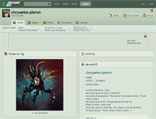 Tablet Screenshot of chrysaetos-pteron.deviantart.com