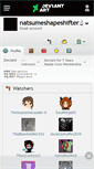 Mobile Screenshot of natsumeshapeshifter.deviantart.com
