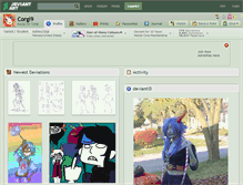 Tablet Screenshot of corgi9.deviantart.com