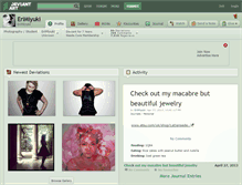Tablet Screenshot of erimiyuki.deviantart.com