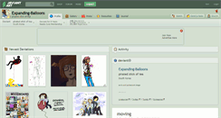 Desktop Screenshot of expanding-balloons.deviantart.com