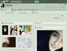 Tablet Screenshot of chibichan0.deviantart.com