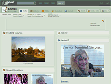 Tablet Screenshot of emmex.deviantart.com