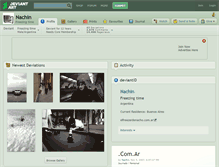 Tablet Screenshot of nachin.deviantart.com