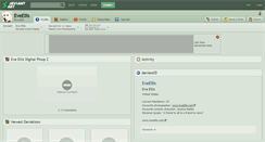 Desktop Screenshot of eveellis.deviantart.com