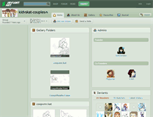 Tablet Screenshot of kidvskat-couples.deviantart.com