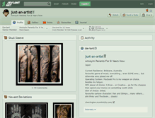 Tablet Screenshot of just-an-artist.deviantart.com