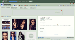 Desktop Screenshot of barbarella91.deviantart.com