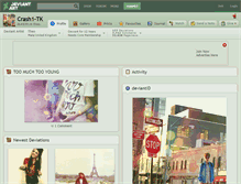 Tablet Screenshot of crash1-tk.deviantart.com
