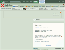 Tablet Screenshot of doplenick.deviantart.com