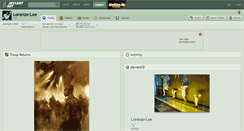 Desktop Screenshot of lorenzo-lee.deviantart.com
