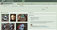 Desktop Screenshot of mask-making-artisans.deviantart.com