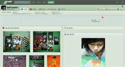 Desktop Screenshot of batpumpkin.deviantart.com