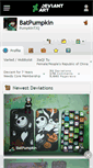 Mobile Screenshot of batpumpkin.deviantart.com