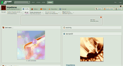 Desktop Screenshot of impatienss.deviantart.com