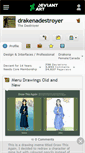 Mobile Screenshot of drakenadestroyer.deviantart.com