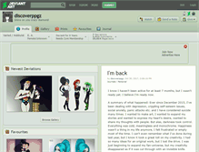 Tablet Screenshot of discoverppgz.deviantart.com