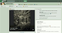 Desktop Screenshot of letsdrawclub.deviantart.com