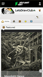Mobile Screenshot of letsdrawclub.deviantart.com