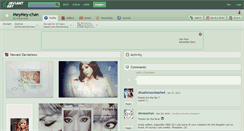 Desktop Screenshot of meymey-chan.deviantart.com