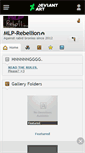 Mobile Screenshot of mlp-rebellion.deviantart.com