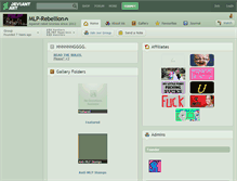 Tablet Screenshot of mlp-rebellion.deviantart.com
