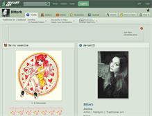 Tablet Screenshot of bitterb.deviantart.com
