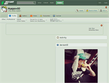 Tablet Screenshot of huepow00.deviantart.com