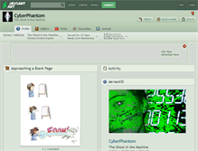 Tablet Screenshot of cyberphantom.deviantart.com