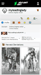 Mobile Screenshot of myleadinglady.deviantart.com