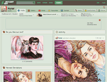 Tablet Screenshot of nunar.deviantart.com