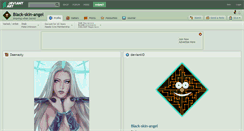 Desktop Screenshot of black-skin-angel.deviantart.com