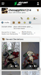 Mobile Screenshot of chessapphire1214.deviantart.com