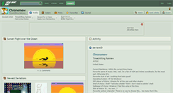 Desktop Screenshot of chronomew.deviantart.com