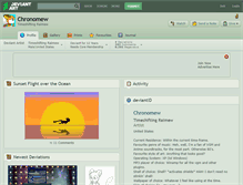 Tablet Screenshot of chronomew.deviantart.com