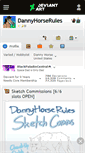 Mobile Screenshot of dannyhorserules.deviantart.com