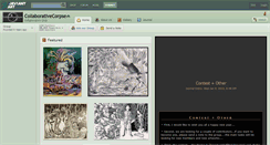 Desktop Screenshot of collaborativecorpse.deviantart.com