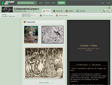 Tablet Screenshot of collaborativecorpse.deviantart.com