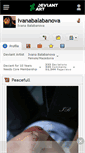 Mobile Screenshot of ivanabalabanova.deviantart.com