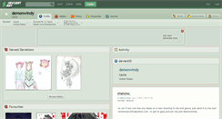 Desktop Screenshot of demonwindy.deviantart.com