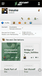 Mobile Screenshot of inoume.deviantart.com